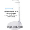 Kaiser Doll Stand 2001 - White Doll Stand for 6 1/2" to 10" Dolls and Action Figures (Best for 8" dolls)