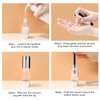 Tvoip 5Pcs/Lot 15ml Airless Vacuum Pump Home Travel Lotion Bottles Refillable Cosmetics Packing dispenser (Black)