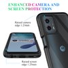 wahhle for Moto G 5G 2023 Case, Moto G Power 5G 2023 Case, Built in Screen Protector Full Body Shockproof Slim Fit Bumper Protective Phone Cover for Men Women-Black