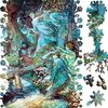 Wooden Puzzle for Adults - Uniquely Shaped Pieces - Made in The USA by FoxSmartBox - 230 Pieces - Forest Nymphs