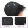 WIGER Short Curly Human Hair Wigs for Black Women Pixie Curly Bob Wig for Women Glueless Side Part Kinky Curly Human Hair Wig None Lace Frontal Deep Curly Hair
