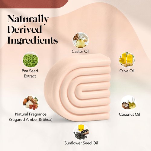 Kitsch Castor Oil Hair Conditioner Bar - Hydrating, Nourishing & Cleansing, For Curly, Wavy, or Straight Hair, Natural, Organic, Vegan, Plastic-Free, Paraben & Sulfate-Free, Eco-Friendly, 2.7 oz