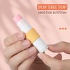 Shinylin 24 Pieces Mini Lip Balm Holder Keychain Elastic Lip Balm Holders Keychain Car Lipstick Holder Sleeves Clip on Lip Gloss Holders for Keys Purse