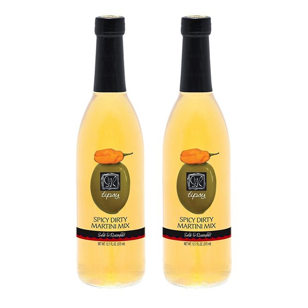 Sable & Rosenfeld Martini Mix - Earth Kosher - Tipsy Spicy Dirty Martini Mix - 2 Pack (12.7 fl oz each)