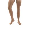 JOBST Relief Compression Stockings 20-30 mmHg Thigh High Silicone Dot Band Closed Toe Beige Medium