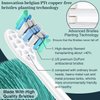 Toothbrush Replacement Heads Compatible with Philips Sonicare, Electric Toothbrush Replacement Brush Heads with Protective Cover Snap-On Toothbrushes(8 Pack) Refill DiamondClean ProtectiveClean