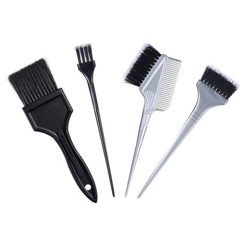 PERFEHAIR Hair Dye Brush Set -4 Pack, Hair Color Applicator Balayage Highlight Tint Brushes Comb Kit-Different Size