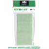 ForPro Professional Collection Tapered ECOFILES, Eco-Friendly Manicure and Pedicure Foam Board Nail File, 100/180 Grit, Green, 20-Count
