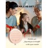 Getinbulk Gifts for Women, Personalized Compact Mirror, Unique Small Christmas Stocking Stuffers Gift for Her Mom Best Friends Teacher Sister Coworker Grandma (Rose Gold)