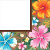 Beachy Blooms Luncheon Paper Napkins