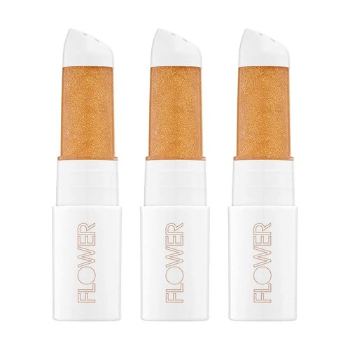 FLOWER Beauty Petal Pout Moisturizing Lip Mask For Dry Lips | Hydrating Lip Recovery Treatment Infused With Nourishing Mango And Cocoa Butter | For Soft Lips With Natural Color - Lucky (Pack of 3)