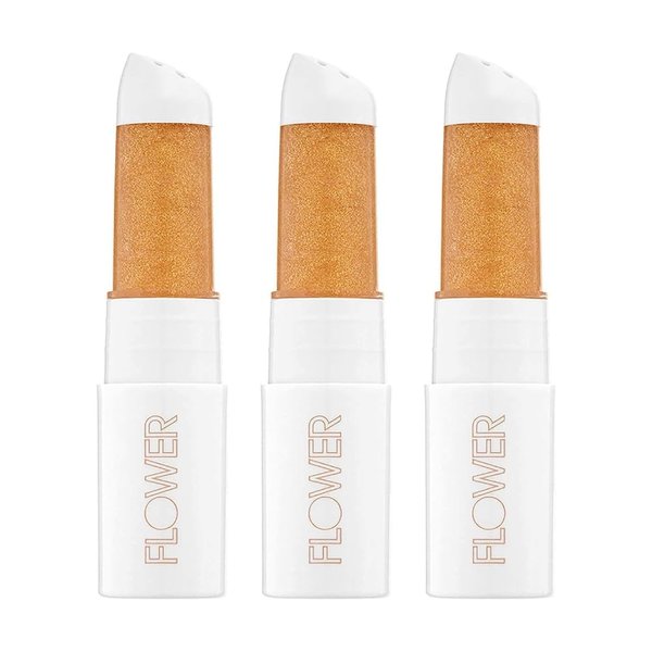 FLOWER Beauty Petal Pout Moisturizing Lip Mask For Dry Lips | Hydrating Lip Recovery Treatment Infused With Nourishing Mango And Cocoa Butter | For Soft Lips With Natural Color - Lucky (Pack of 3)