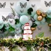 3D Butterfly Wall Stickers, 24pcs Black Butterflies, Butterfly Wall Decor, Butterfly Decor, Butterfly Party Decorations, Butterfly Decorations for Birthday (Style One)