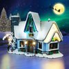 DALDED LED Lighting Kit for Lego Icons Santa's Visit, LED Light Compatible with Lego 10293 Building Block Models (Not Include Lego Set)