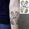 PHOGARY Kids Temporary Tattoos(100pcs+), Sea World Theme Tattoos (20 Sheets) - Fish, Shark, Turtle, Seahorse, Sea Star, Octopus, Crab - Marine Life Patterns Fake Waterproof Tattoos for Boys Girls