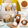 Sumind 8 Pieces Plush Dogs 5 Inch Stuffed Animals Bulk Assorted Cute Stuffed Dogs Small Animal Plush Toys for Girls Boys Graduation Halloween School Classroom Party Supplies Favors(Standing Dog)