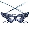 2 Pcs Halloween Butterfly Antenna Headband Lace Mask Black Hair Hoops Masquerade Masks Headpiece Hairband Hair Bands Women Christmas Party Decoration Cosplay Costume Cute Dress Up Hair Accessories