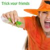 Toyvian 10 Pcs Green Grasshopper Toy Simulation Prank Toy for Kids Halloween Party Favors