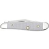 Case WR XX Pocket Knife Sparxx White Jigged Synthetic Peanut Item #60188 - (6220 SS) - Length Closed: 2 7/8 Inches