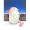 3D Printed Dragon, Articulated Crystal Dragon with Dragon Egg, Fidget ADHD Autism Toy, Executive Desk Toy Home Office Decor D062WP