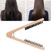 Hair Straightening Comb, Hair Comb Hair Straightening Comb Styling Tools Boar Double Sided Brush Comb Clamp, For Improve Hair Health Reduce Split Ends Of Your Hair