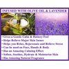 Olivia Care Premium Bath & Body Bar Soap | Organic & Natural | Olive Oil | Repairs, Hydrates, & Deep Cleans | Repair Dry Skin | Made in USA | 8 OZ - LAVENDER