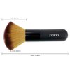 Pana Super Soft Professional Premium Quality Comestic Powder Blush Brush for Face Makeup Appliance For Lady Woman. Also Use For Bronzing, Cheek Color Application And Dusting Off Excess Powders.