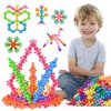 Serian 200 Pieces STEM Interlocking Building Blocks Set, Preschool Educational Building Toys for Kids Age 3+, Kindergarten STEM Toys for Boys and Girls, Elementary School Gift Creative Building Blocks