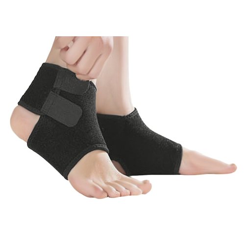 A Pair Teens Kids Ankle Support Braces Breathable Compression Sleeves Adjustable Sports Dance Foot Arch Support Wraps Protector for Arthritis Relief Joint Pain Sprain Ankles Brace Stabilizer Guard