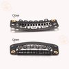 6-Tooth U-Shape Hair Extension Clip,Black hair extensions clip in 50pcs,For wigs
