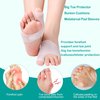 DYKOOK Gel Metatarsal Sleeves and Bunion Cushions 2Pack Thickened Metatarsal Silicone Pad Protector Bunion Pad Sleeve for Bunion Forefoot Pain Relieved and Friction Prevented