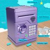 TOPBRY Piggy Bank for Kids,Electronic Password Piggy Bank Kids Safe Bank Mini Piggy Bank Toy for 3-14 Year Old Boys and Girls (Purple)