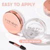 Eyebrow Wax Clear Brow Gel - All Day hold Waterproof Clear Eyebrow Gel, Lift & Freeze Brow Soap for Brow Lamination Effect, Eye Brow Wax Without Residue