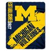 The Northwest Company NCAA Michigan Wolverines Fleece Throw Blanket, 50" x 60", Painted