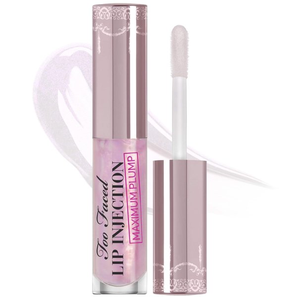 Too Faced Lip Injection Maximum Plump Extra Strength Lip Plumper Gloss | Hydrating + Plumping, 0.14 fl. oz., Travel Size, 0.1 fl. oz., Original