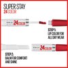 Maybelline Super Stay 24, 2-Step Liquid Lipstick Makeup, Long Lasting Highly Pigmented Color with Moisturizing Balm, Unlimited Raisin, Purple, 1 Count