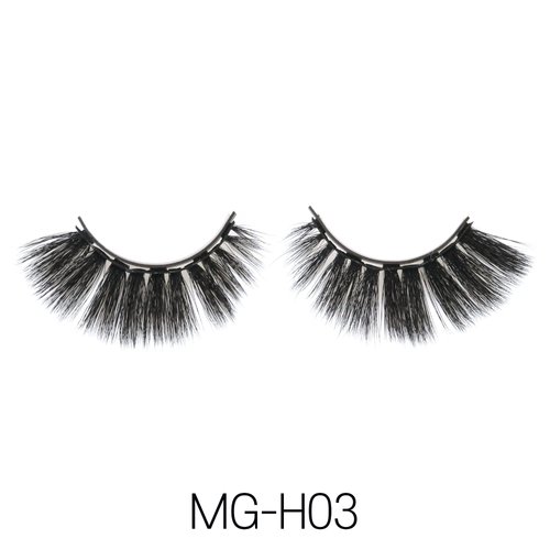 Laflare 3D Magnetic Eyelashes, Natural Looking, Reusable, Ultra Strength Faux Mink Lashes (H03)