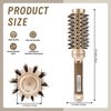 precious harvest Round hair brush Ceramic ion hair brush Professional salon and home hair blow styling Lightweight round hair brush, non-electric(32mm)