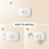 Compatible with Google Nest Thermostat 2020 Wall Plate Cover - Petrichor Nest Thermostat Trim Kit, Made for Google Nest Thermostat 2020, Cover Imperfections Easy to Install - Snow