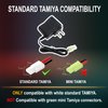 Lancer Tactical Airsoft RC Battery Charger for 9.6V (8S) NiMH/NiCd Battery Packs, 12V 400mA AC Plug Charger w/Standard Tamiya Connector