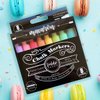 Loddie Doddie Liquid Chalk Markers for Chalkboard - 6mm Reversible Chisel and Bullet Tips, Chalkboard Markers Erasable, Macaron Pastel Chalk Pens 8 Count