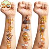 Fox Temporary Tattoos for Kids 96PCS Birthday Party Decorations Supplies Party Favors Supper Cute Tattoo Sticker Style Woodland Fall Gift Boys Girls Prizes Themed
