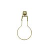 Creative Hobbies® Lamp Shade Light Bulb Clip Adapter Clip on with Shade Attaching Finial Top, Gold Color