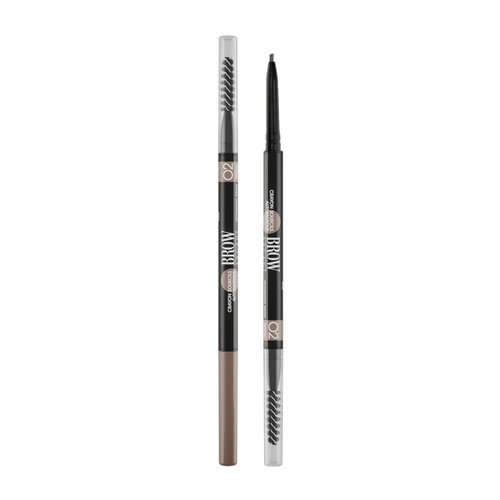 Vivienne Sabo Paris - Automatic Eyebrow Pencil Brow Arcade, Soft Brown (Shade 02), Natural Looking Brows, All Day Wear