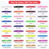 3Dgenius 36 Colors 3D Pen Filament 1.75mm PLA, Each Color 10 Feet, Total 360 Feet 3D Pen Filament Refills 3D Printing Pen Refills with High-Precision Diameter Not Compatible with 3Doodler Pen