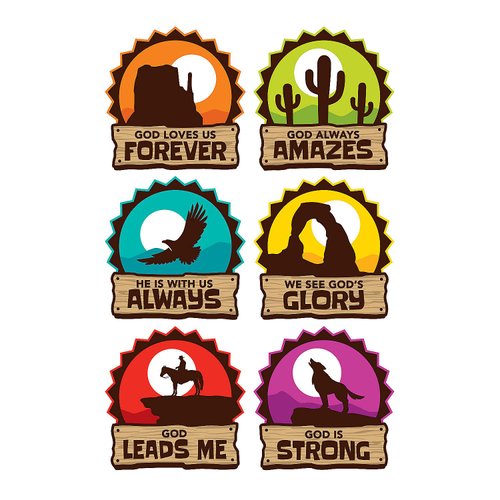 Fun Express Southwest VBS Temporary Tattoos - VBS Vacation Bible School Supplies/Decor - 72 Pieces