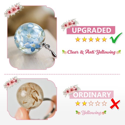 YIEHO 500g UV Resin Kit-Bulk Crystal Clear Hard UV Fast Curing Epoxy Resin Supplies with Mat for Craft Jewelry Making