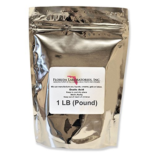 OXALIC ACID 99.6% 1 Lb. Deck, Crystals, Metal Cleaning- Rust Removal, Wood Stain Remover and More!