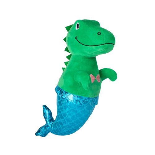 Fringe Studio Plush Dog Toy, Mer-Rex, Pet Shop Collection (314291)