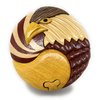 American Eagle - Handcrafted Wooden Puzzle Box, All Natural Intarsia Wood Art